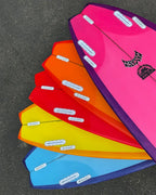 Tabla de surf twin fin Lost RNF Twinzer 96er diseñada por Matt Mayhem Biolos