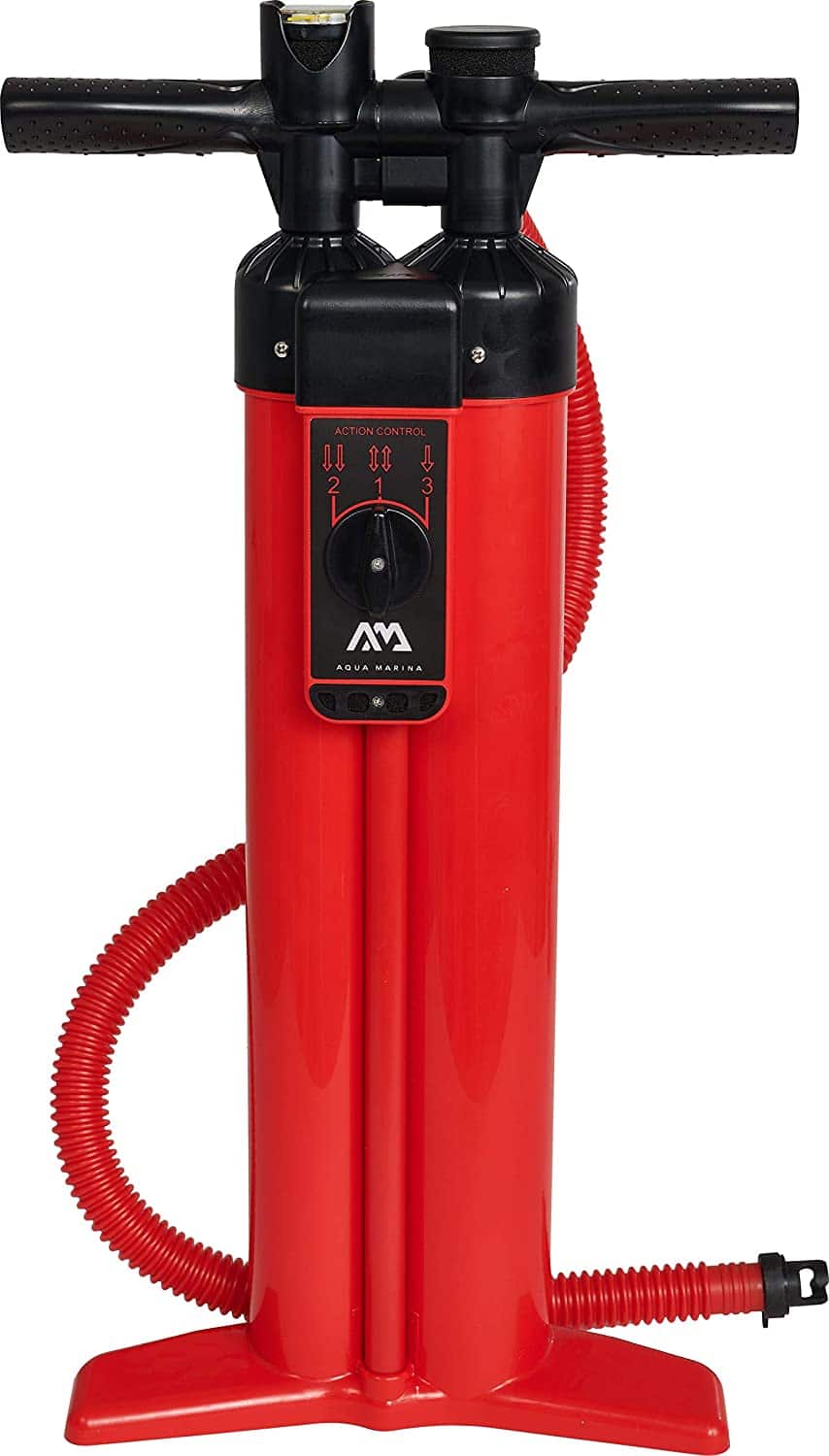 Hinchador manual de triple acción y doble cilindro Aqua Marina Liquid Air V3 para paddle surf