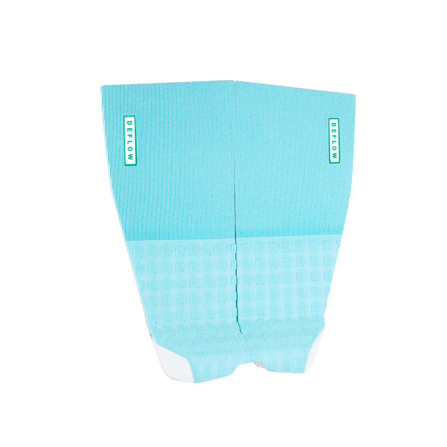 Grip de surf de dos piezas Deflow 2 Piece II Mint Traction Pad en color verde menta