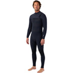 Traje de neopreno completo de invierno 5/4+ mm para hombre O'Neill Hyperfreak Plus Chest Zip en color negro