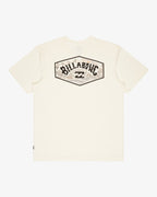 Camiseta de manga corta para hombre Billabong Scenic Arch A/DIV Premium en color blanco roto