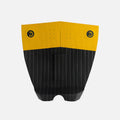 Grip de surf de tres piezas Deflow 3 Piece Vol. 2 Mustard Traction Pad en color amarillo mostaza