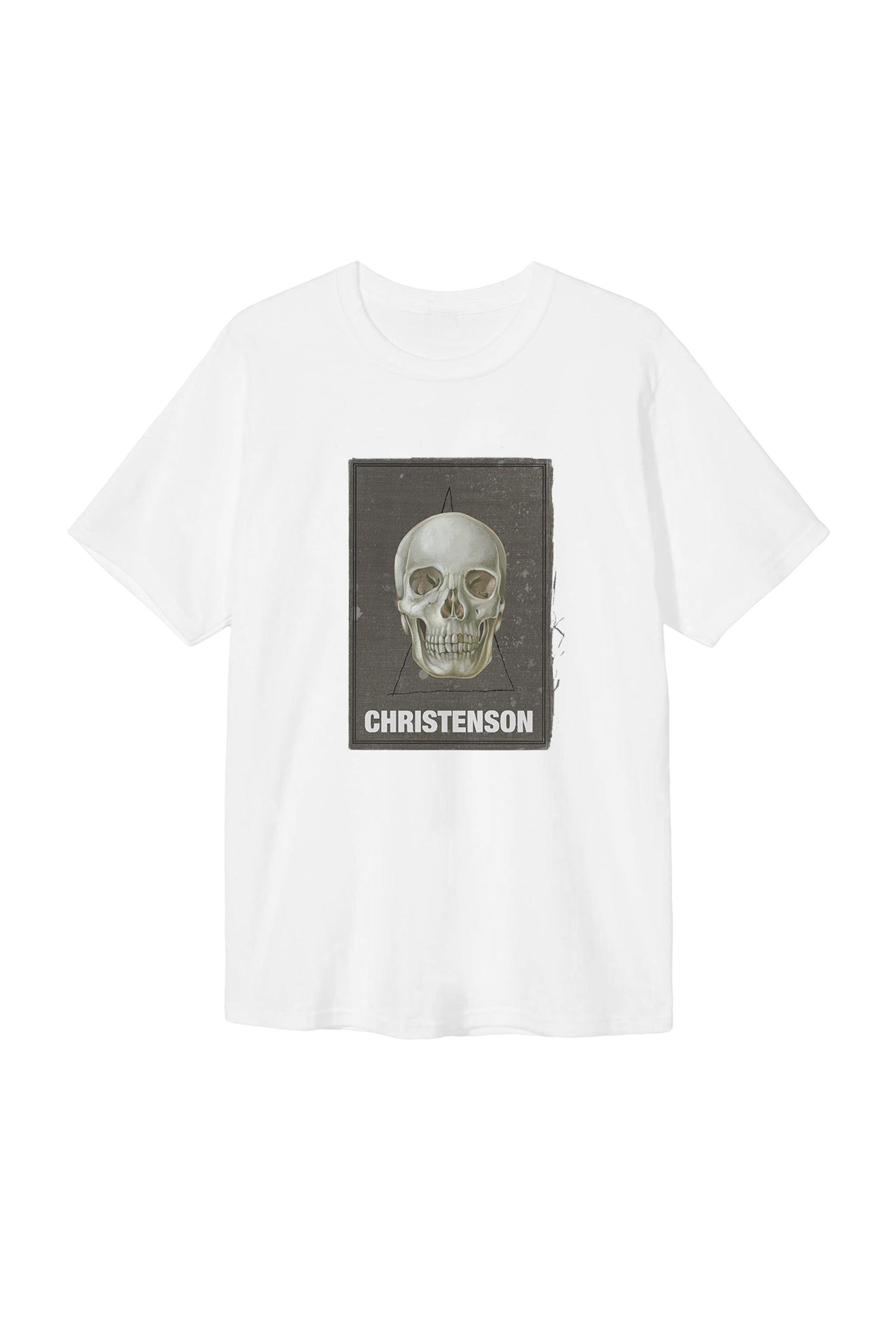 Camiseta de manga corta para hombre Christenson Surfboards Cigar Box Skull T-Shirt