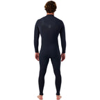 Traje de neopreno completo de invierno 5/4+ mm para hombre O'Neill Hyperfreak Plus Chest Zip en color negro