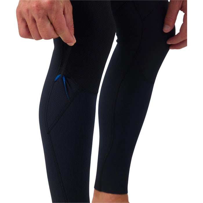 Traje de neopreno completo de invierno 5/4+ mm para hombre O'Neill Hyperfreak Plus Chest Zip en color negro