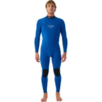 Traje de neopreno completo de invierno 5/4+ mm para hombre O'Neill Hyperfreak Plus Chest Zip en color negro