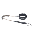 Leash de rodilla en espiral para tabla de Paddle Surf ION SUP Leash Core Coiled Knee en color negro
