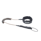 Leash de rodilla en espiral para tabla de Paddle Surf ION SUP Leash Core Coiled Knee en color negro