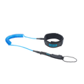 Leash de rodilla en espiral para tabla de Paddle Surf ION SUP Leash Core Coiled Knee en color azul