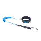 Leash de rodilla en espiral para tabla de Paddle Surf ION SUP Leash Core Coiled Knee en color azul