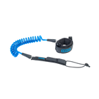 Leash de muñeca en espiral para wing foil ION Wing Leash Core Coiled Wrist en color azul
