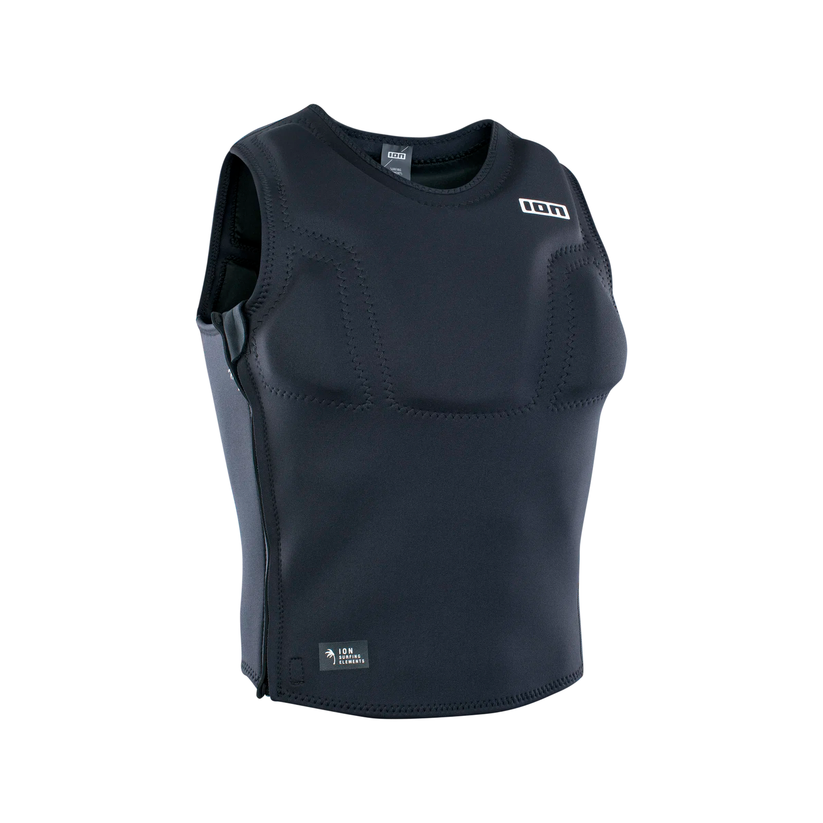 Chaleco de impacto para hombre ION Vector Vest Element Side Zip en color negro