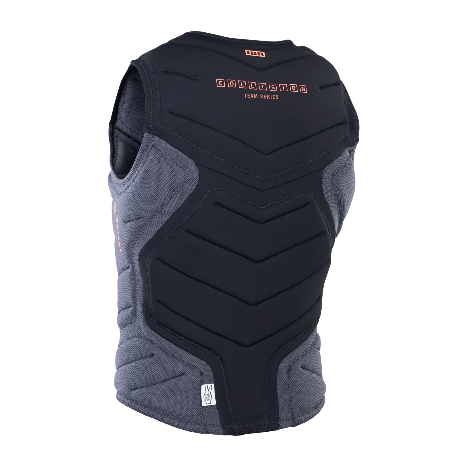 Chaleco de impacto y flotabilidad prémium ION Collision Vest Select Front Zip en color negro
