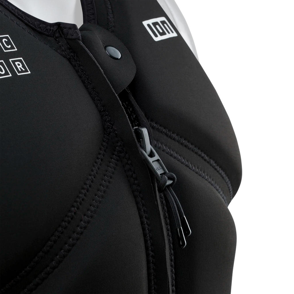 Chaleco de impacto para hombre ION Vector Vest Amp Front Zip en color negro