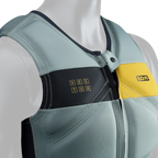 Chaleco de impacto para hombre ION Vector Vest Amp Front Zip en color verde oliva Light Olive