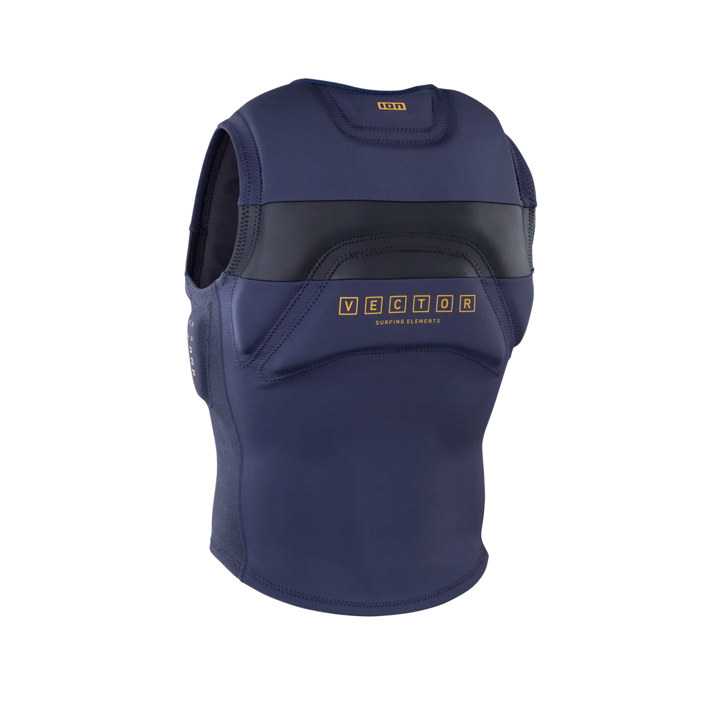 Chaleco de impacto para hombre ION Vector Vest Amp Front Zip en color azul Blue Nights