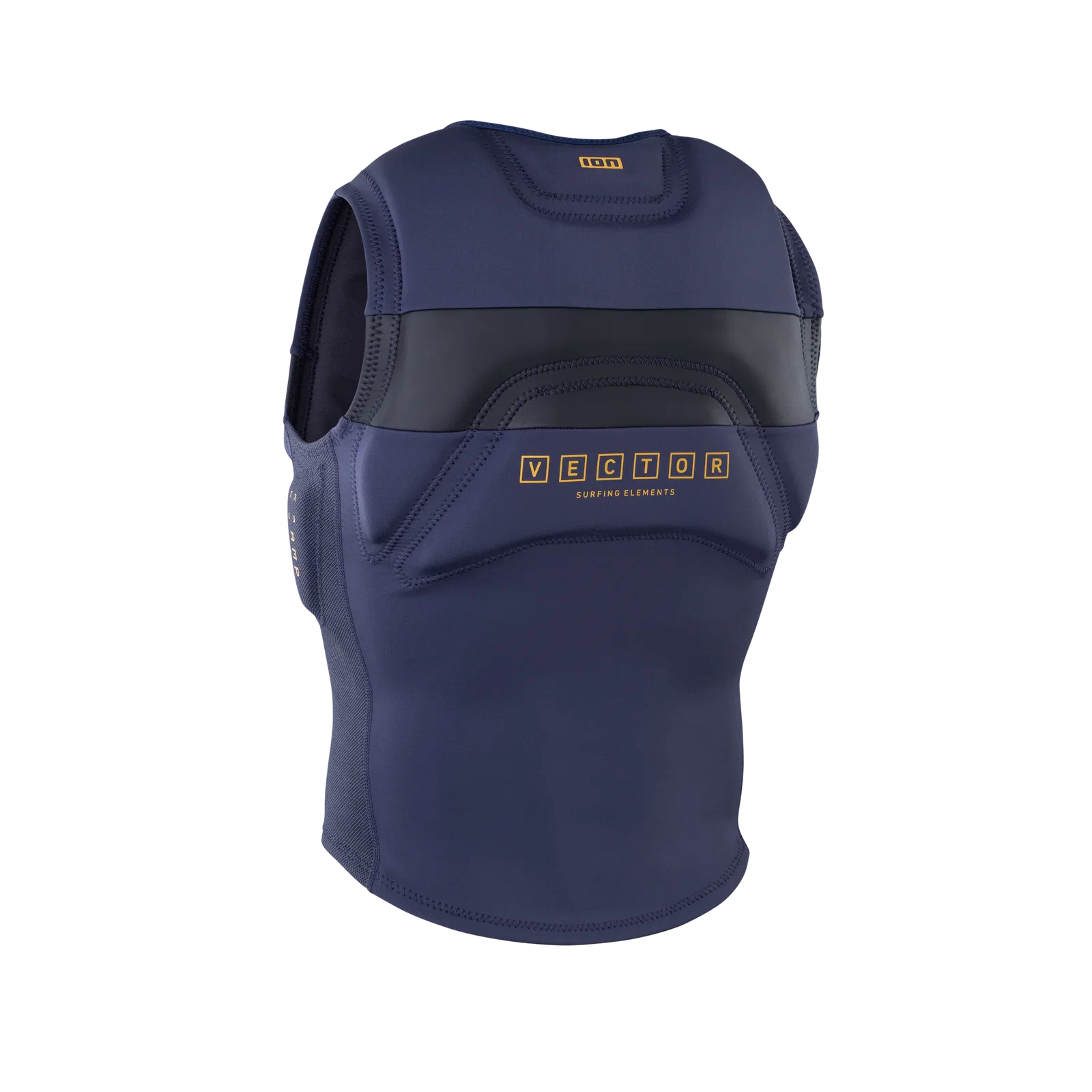 Chaleco de impacto para hombre ION Vector Vest Amp Front Zip en color azul Blue Nights