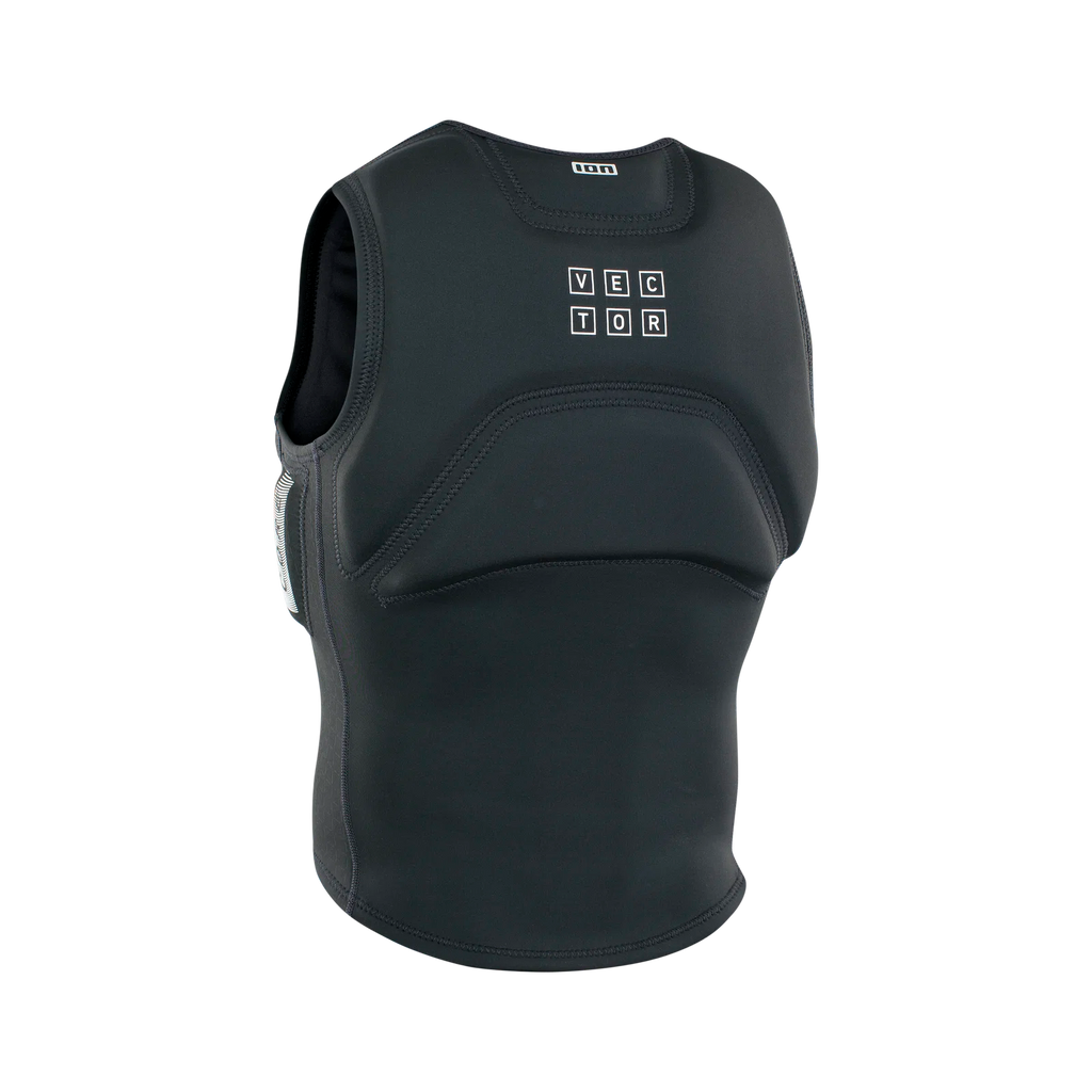 Chaleco de impacto para hombre ION Vector Vest Core Front Zip en color negro