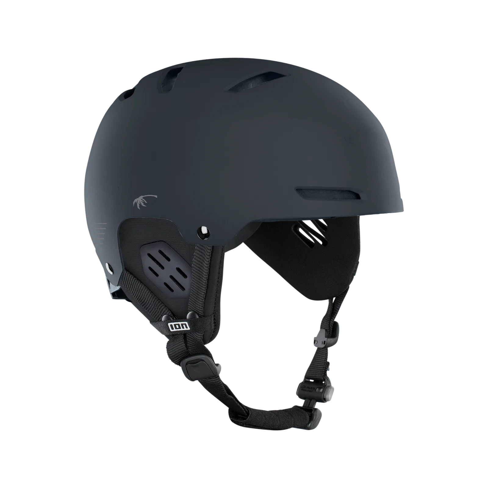 Casco para deportes de agua ION Helmet Slash AMP 2025 color Black vista lateral