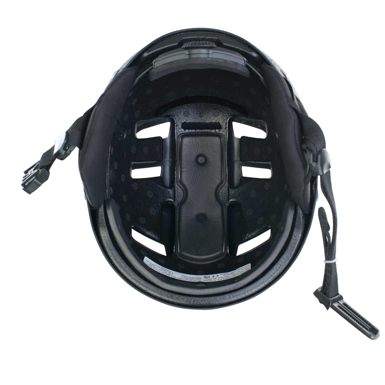 Casco para deportes de agua ION Helmet Slash AMP 2025 color Black vista cenit