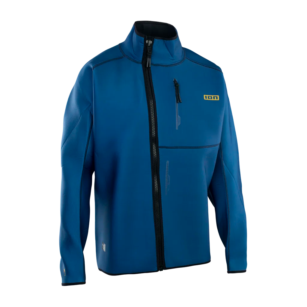 Chaqueta cortavientos de neopreno para hombre ION Neo Cruise Jacket en color Faint Blue