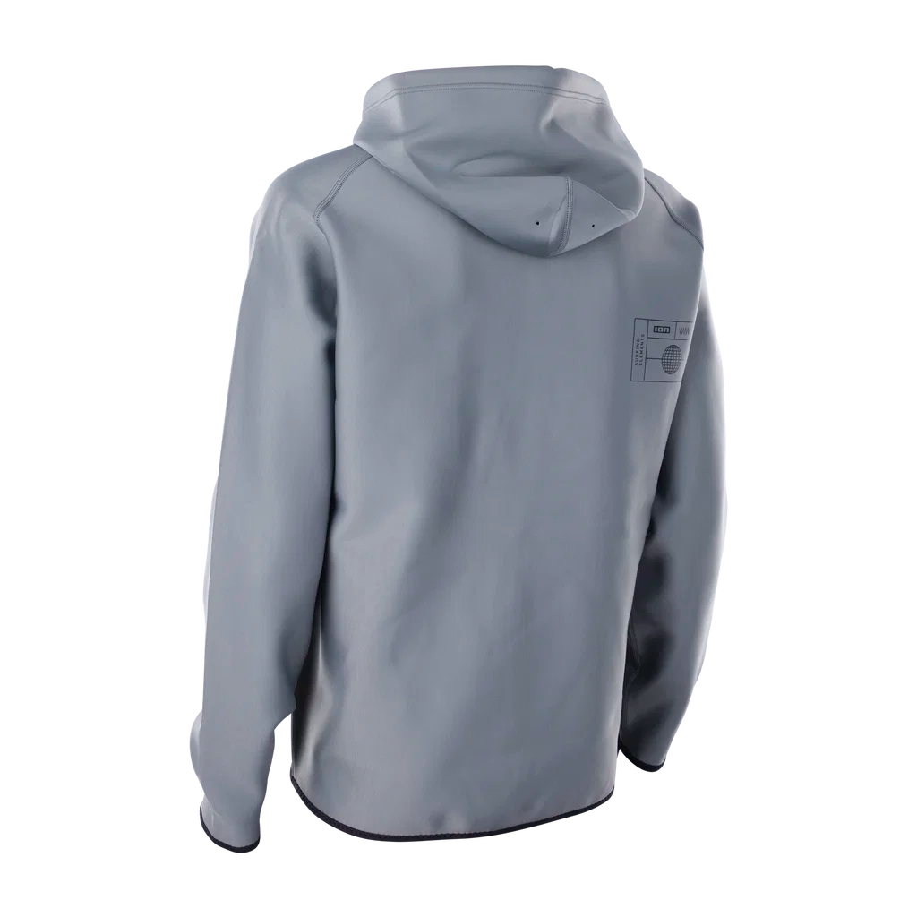 Sudadera ligera de neopreno para hombre ION Neo Hoody Lite en color Sage Grey