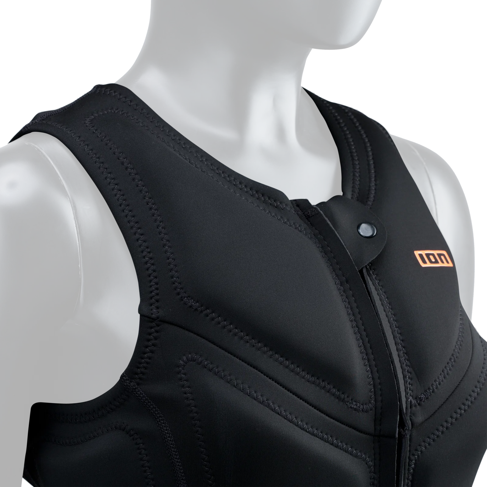 Chaleco de impacto para mujer ION Ivy Vest Front Zip en color negro