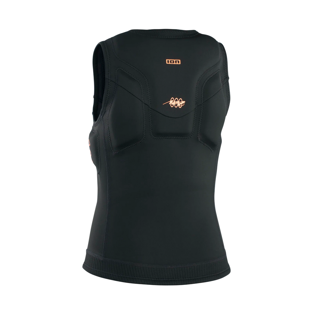 Chaleco de impacto para mujer ION Ivy Vest Front Zip en color negro