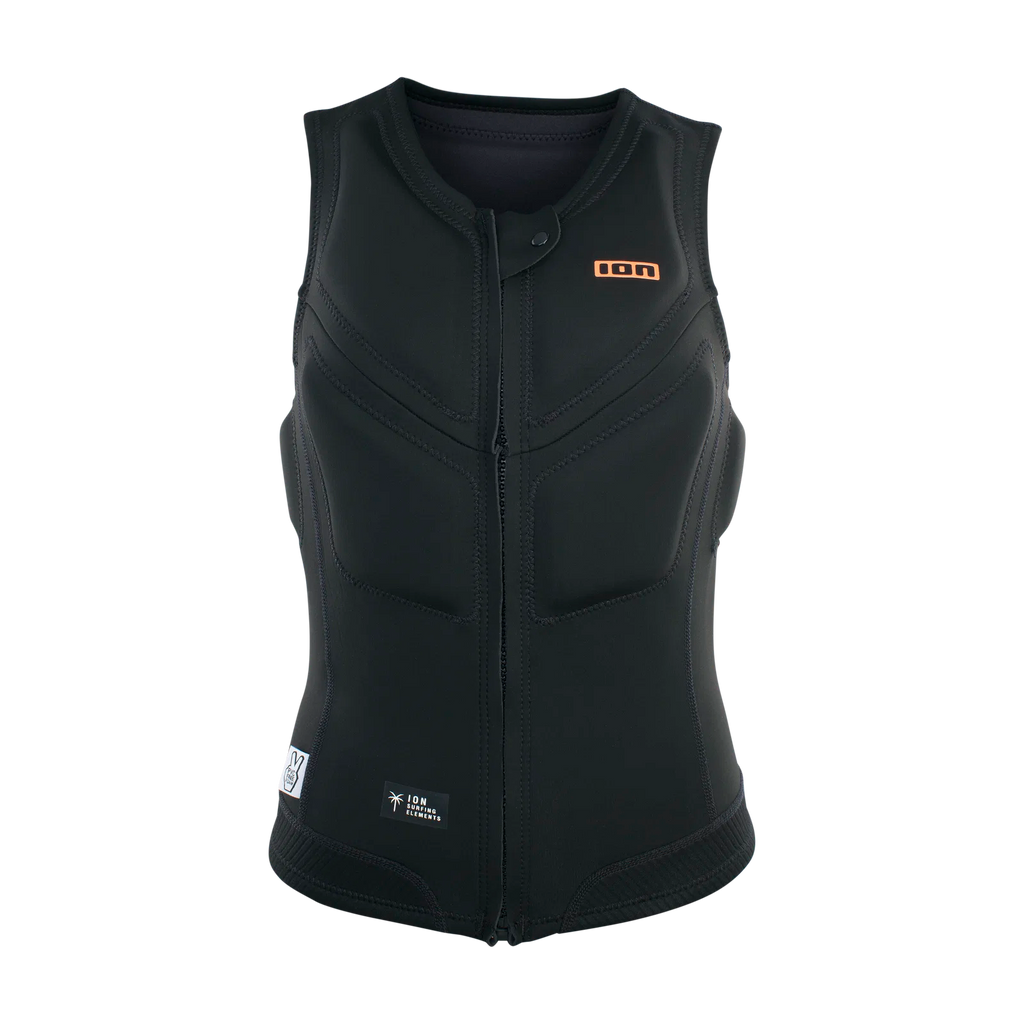 Chaleco de impacto para mujer ION Ivy Vest Front Zip en color negro