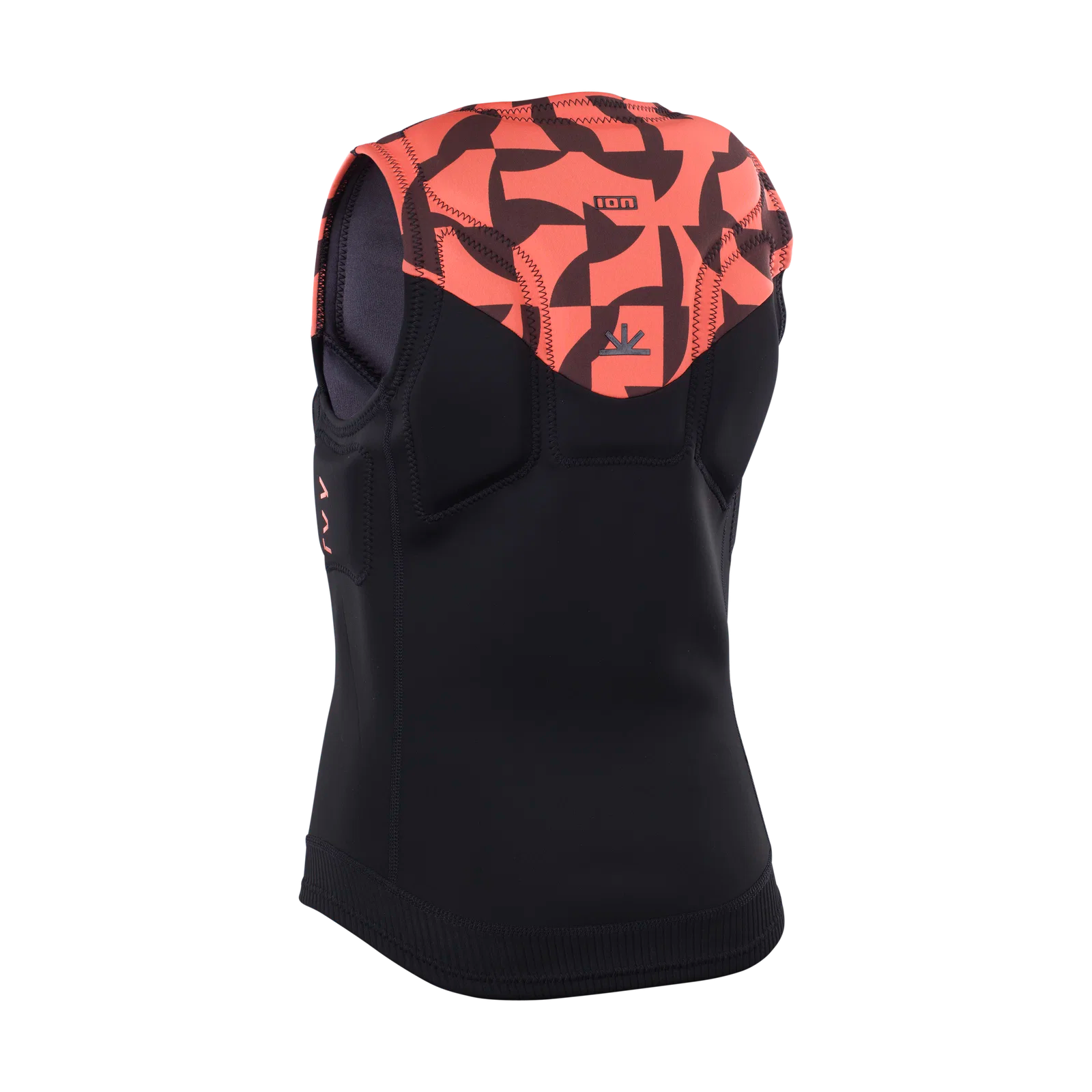 Chaleco de impacto para mujer ION Ivy Vest Front Zip en color coral Tiger Coral