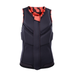 Chaleco de impacto para mujer ION Ivy Vest Front Zip en color coral Tiger Coral