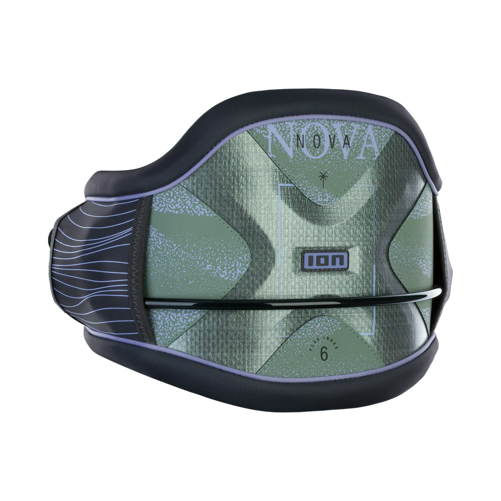 Arnés de kitesurf de cintura para mujer ION Nova en color verde oliva claro Light Olive