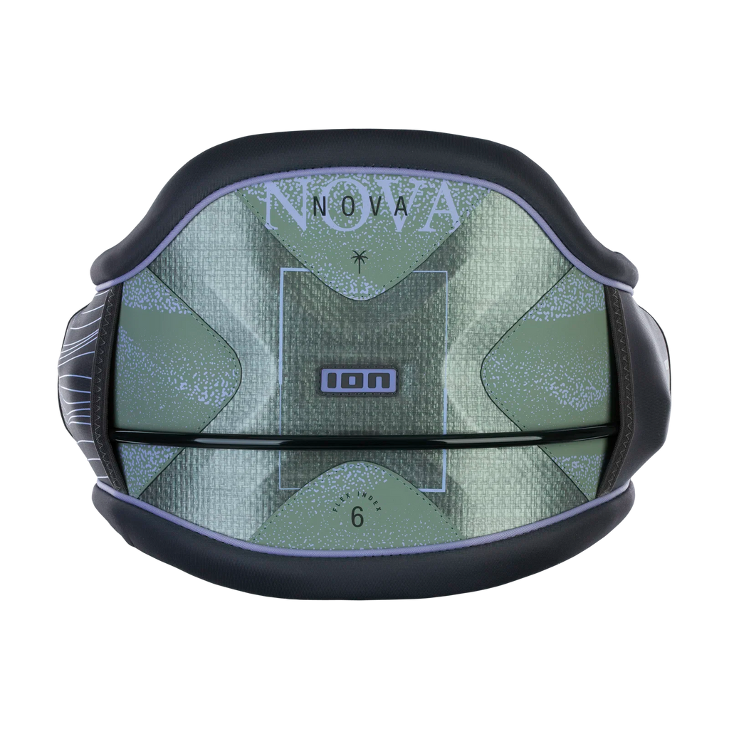 Arnés de kitesurf de cintura para mujer ION Nova en color verde oliva claro Light Olive