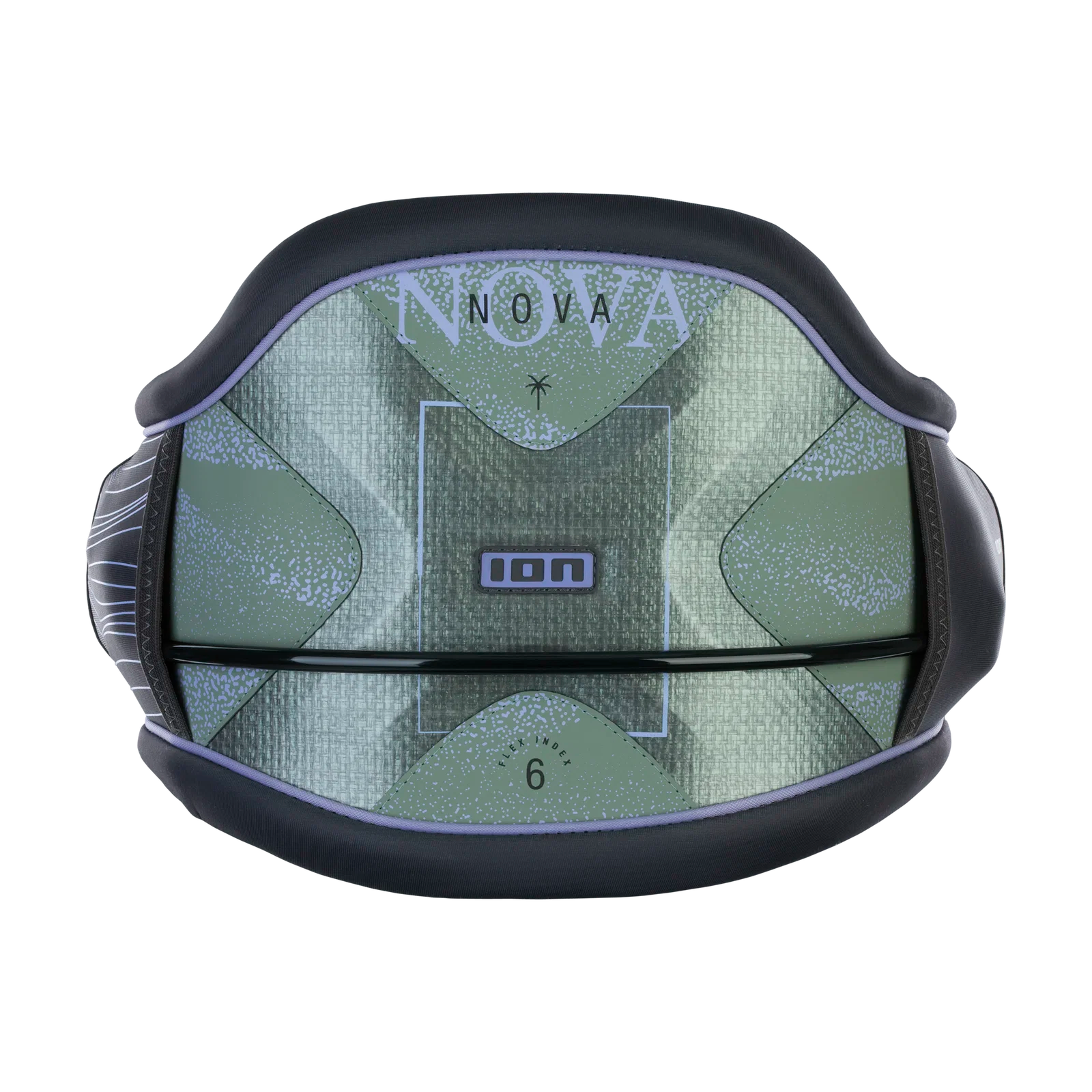 Arnés de kitesurf de cintura para mujer ION Nova en color verde oliva claro Light Olive