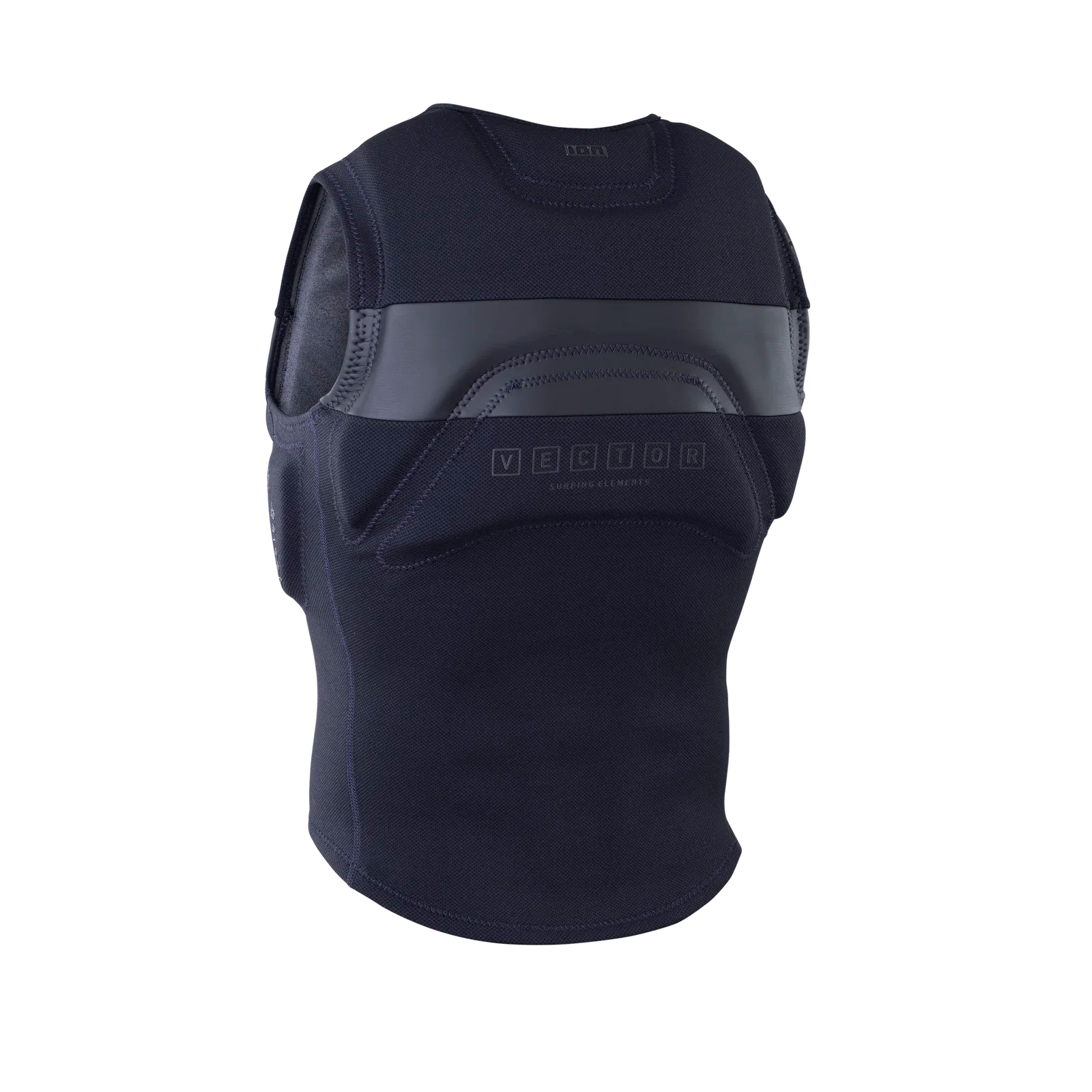 Chaleco de impacto para hombre ION Vector Vest Select Front Zip en color negro
