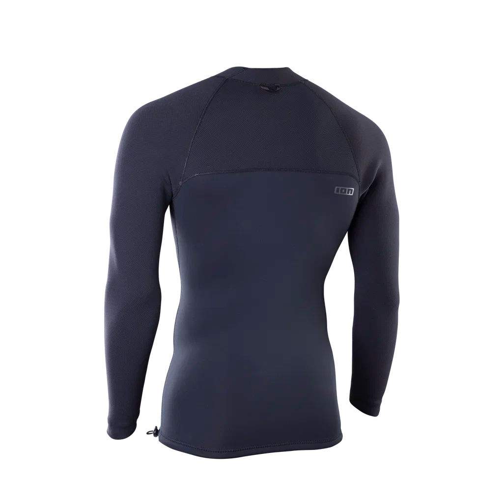 Camiseta de neopreno de manga larga 2/2 mm para hombre ION Neo Top en color negro