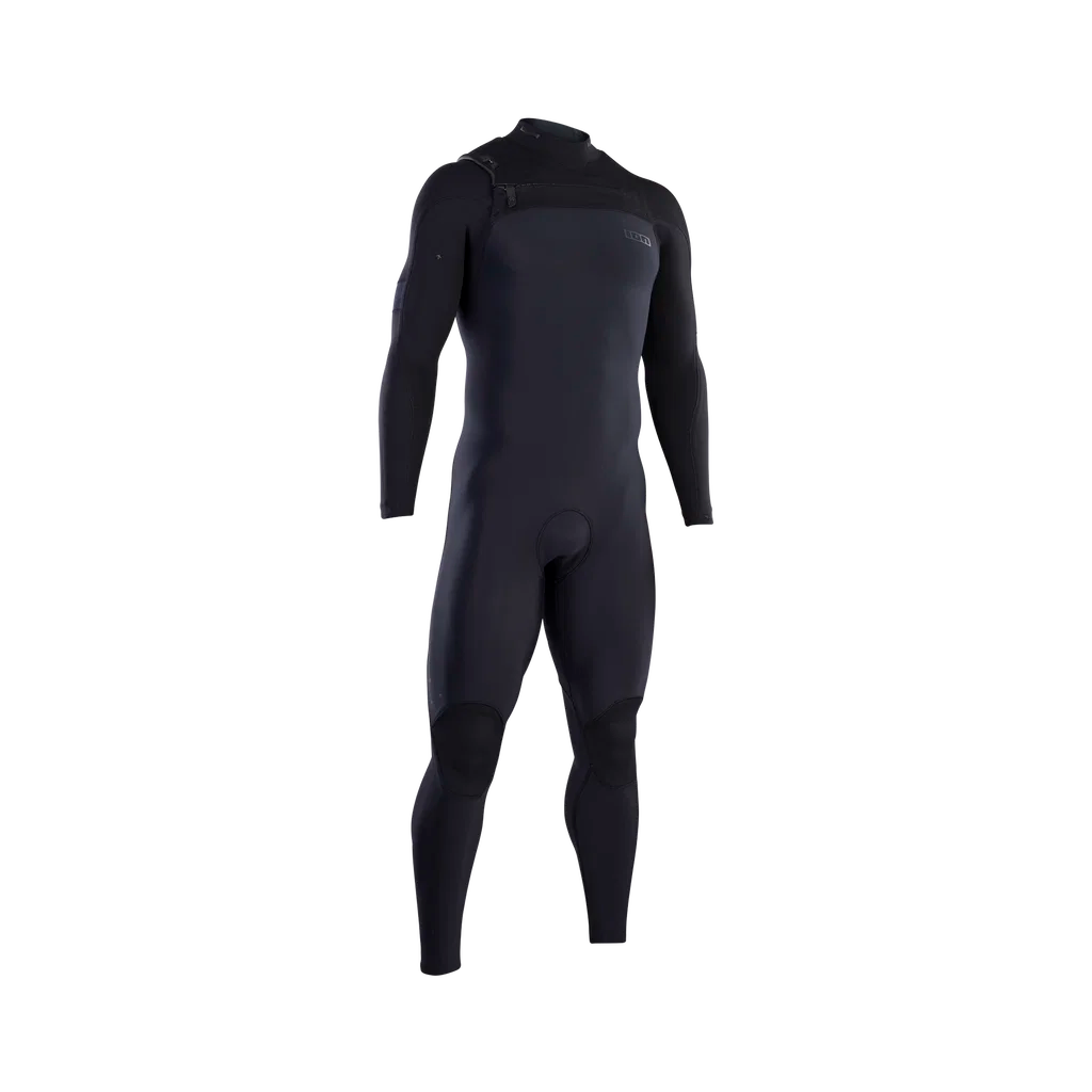 Traje de neopreno completo 4/3 mm para hombre ION Seek Amp Front Zip en color negro