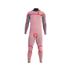 Traje de neopreno de alta gama para hombre ION Seek Amp 5/4 Front Zip en color Blue Nights