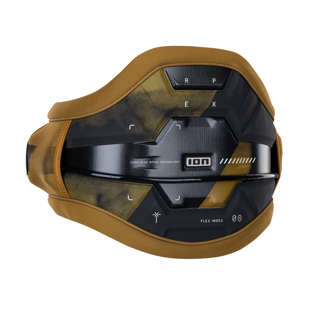 Arnés de kitesurf para hombre ION Apex 2025 color Gold Burst 
