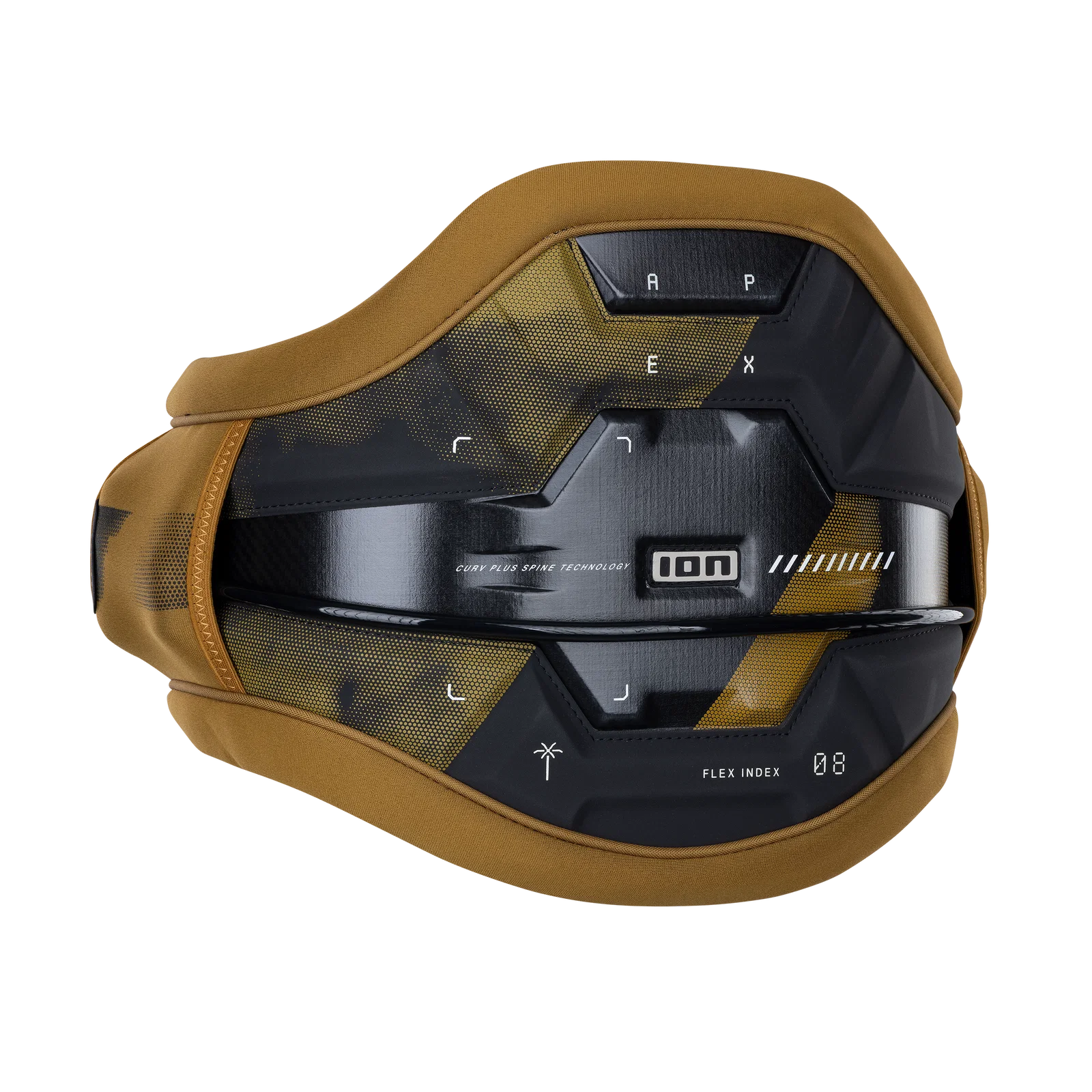 Arnés de kitesurf para hombre ION Apex 2025 color Gold Burst 