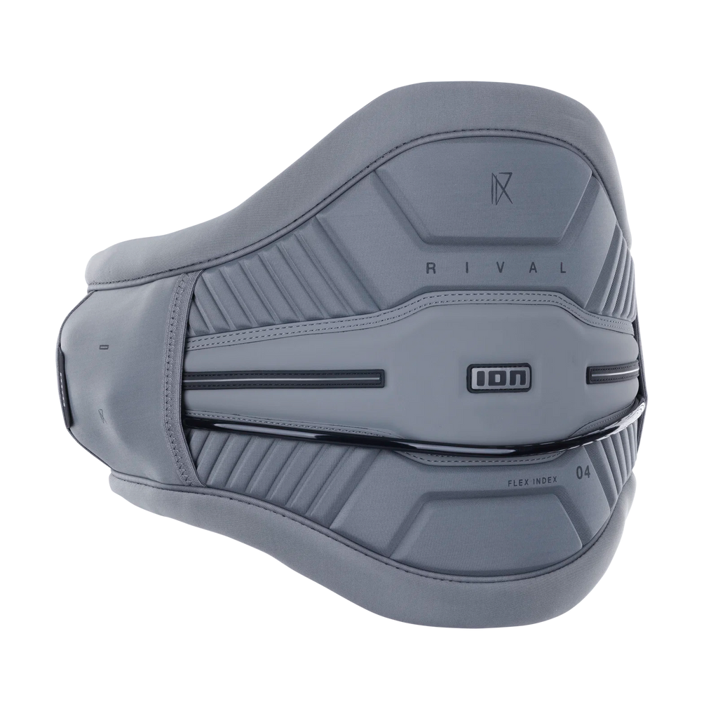 Arnés de kitesurf para hombre ION Rival 2025 color Sage Grey vista frontal