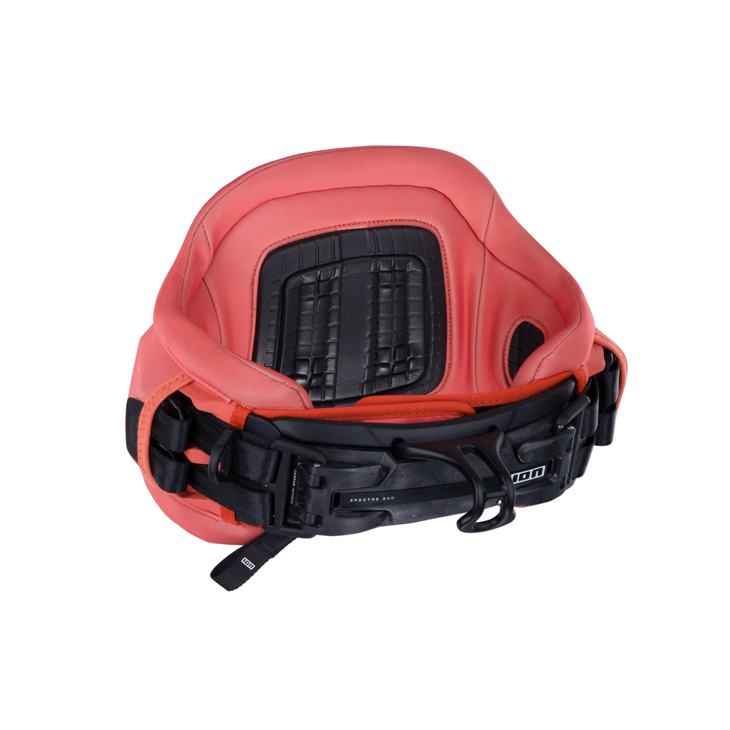 Arnés de kitesurf de cintura para mujer ION Nova en color coral Tiger Coral