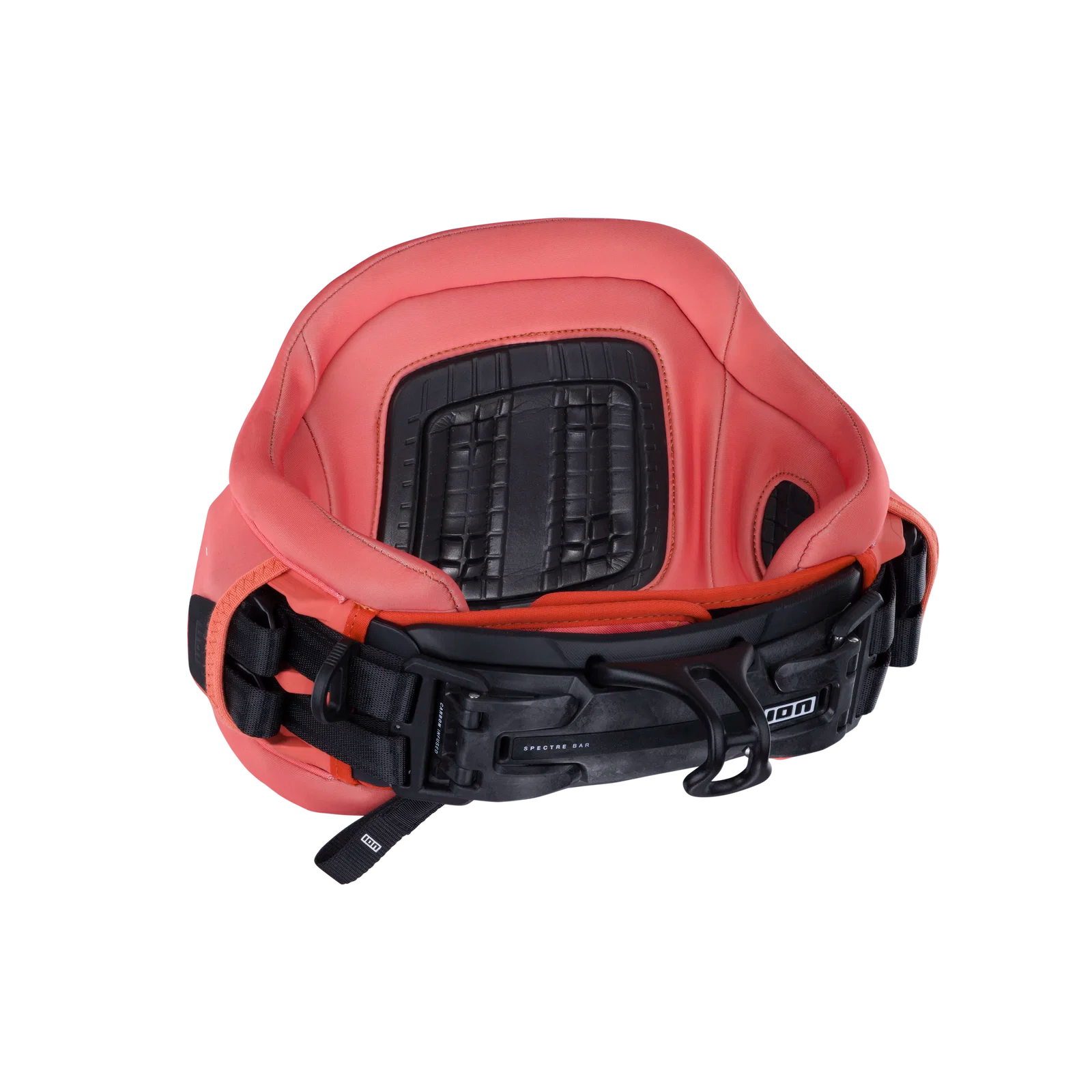 Arnés de kitesurf de cintura para mujer ION Nova en color coral Tiger Coral