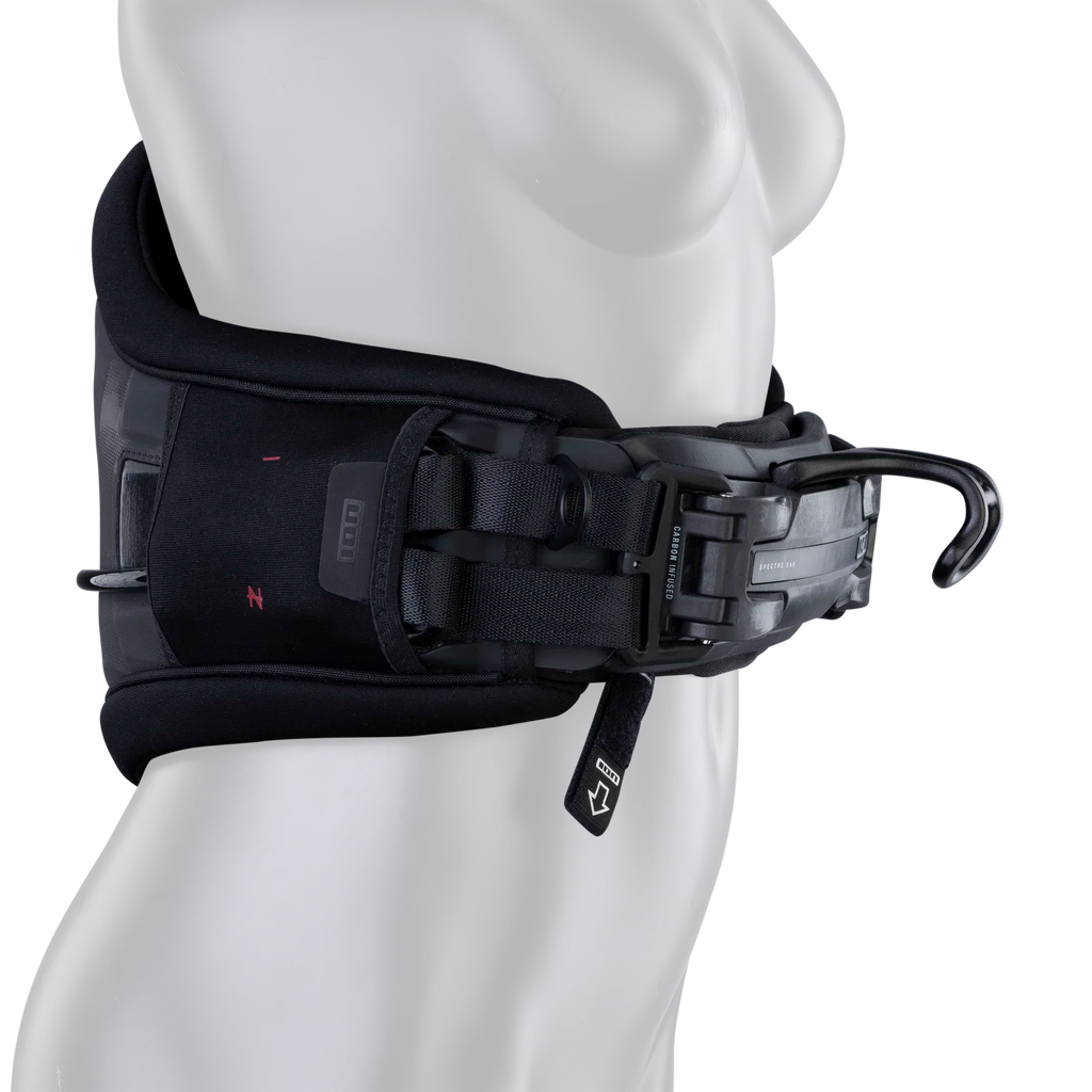 Arnés de kitesurf de cintura para mujer ION Nova en color negro