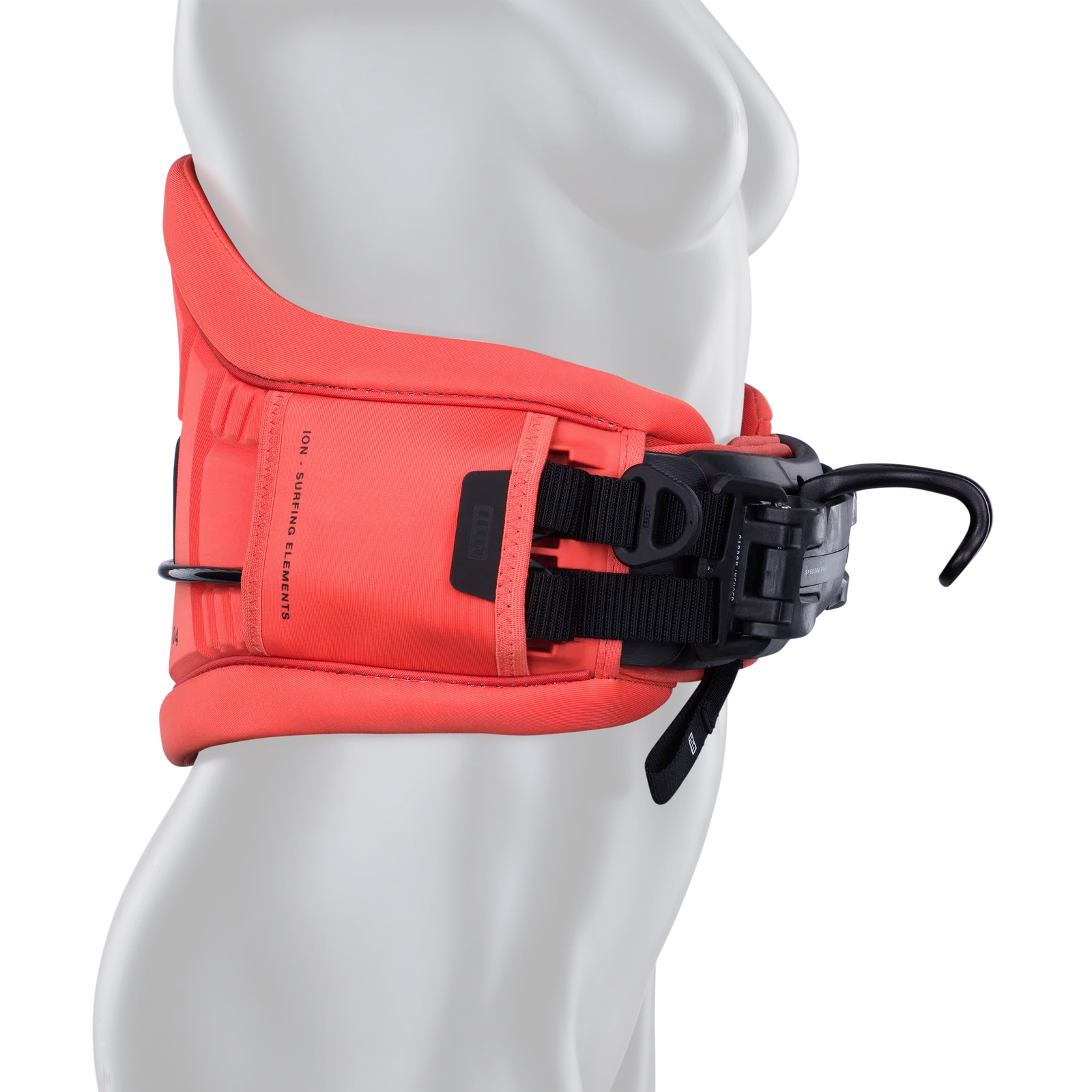 Arnés de kitesurf de cintura para mujer ION Muse en color coral Tiger Coral