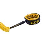 Leash de rodilla en espiral para tabla de wing foil ION Wing Board Leash Core Coiled Knee en color mostaza