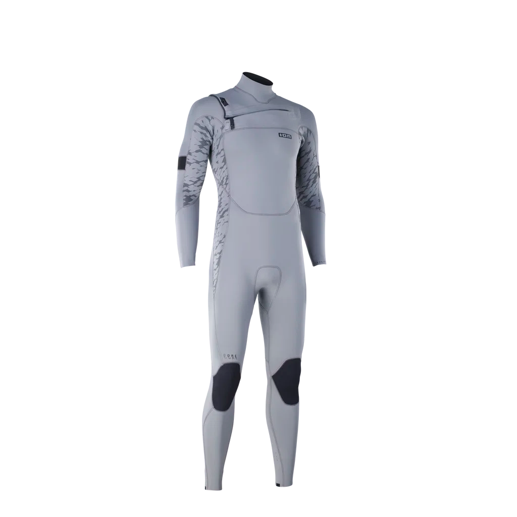 Traje de neopreno para hombre ION Seek Core 5/4 Front Zip en color Sage Grey
