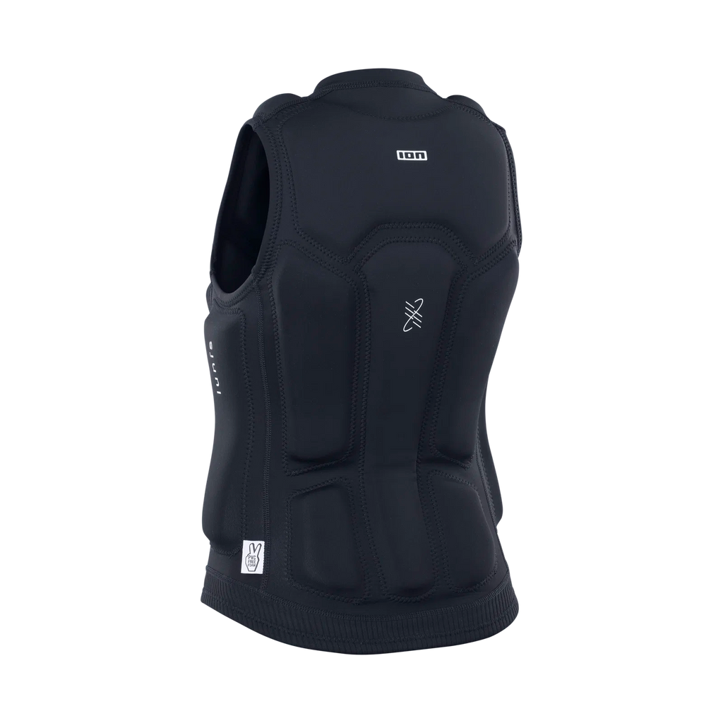 Chaleco de impacto para mujer ION Lunis Vest Front Zip en color negro