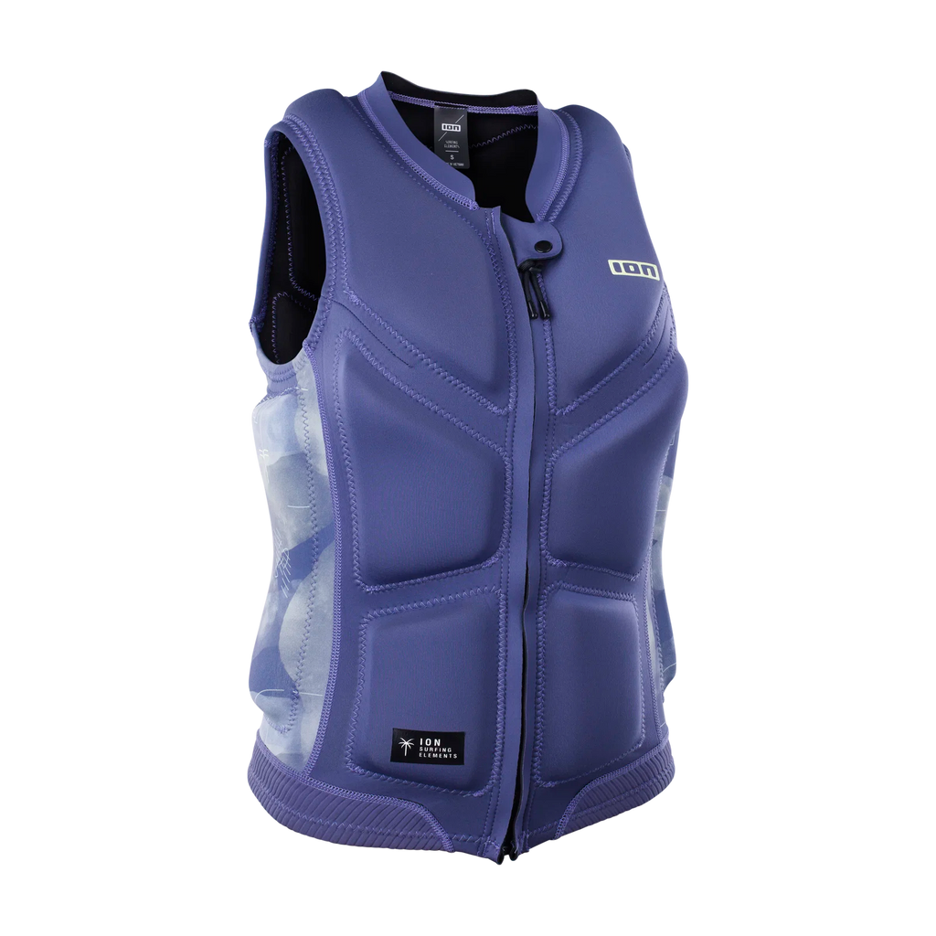Chaleco de impacto para mujer ION Lunis Vest Front Zip en color azul Deep Water