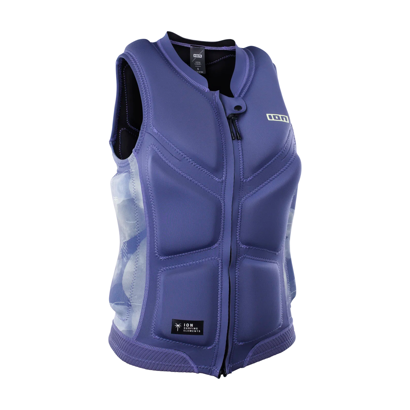 Chaleco de impacto para mujer ION Lunis Vest Front Zip en color azul Deep Water